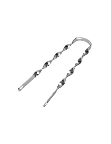 20 Flat Twisted Fender Braces Chrome.